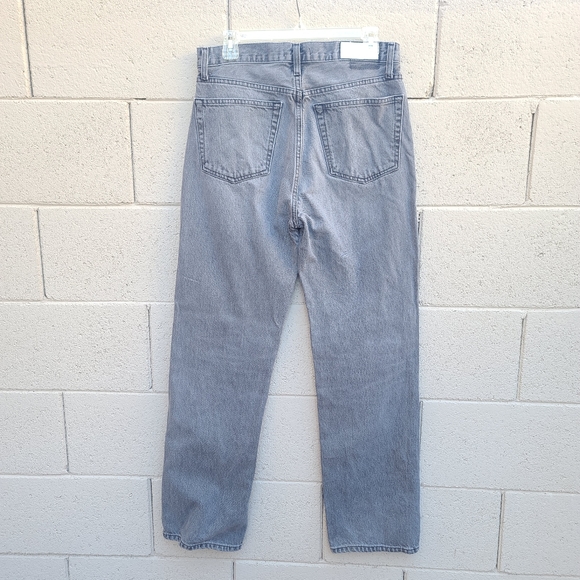RE/DONE / Original 90s High Rise Loose Jeans in Vintage Ash Grey Size 29 - Picture 9 of 11